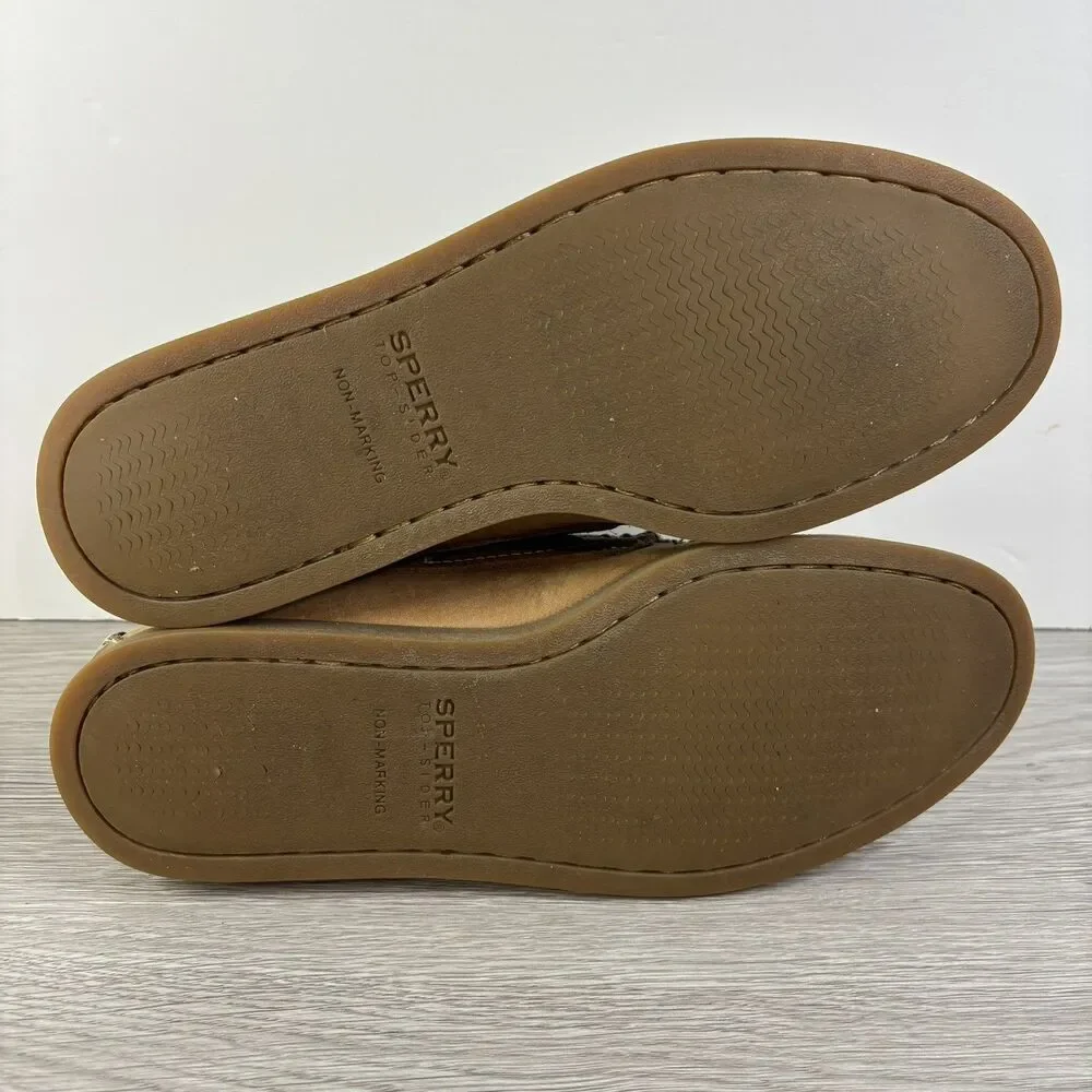 Sperry Top Sider Brown Leather Chukka Ankle Boots Sahara Men’s Lace Up 7.5M